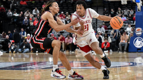 NCAA Basketball: Never Forget Tribute Classic-Houston at Arkansas