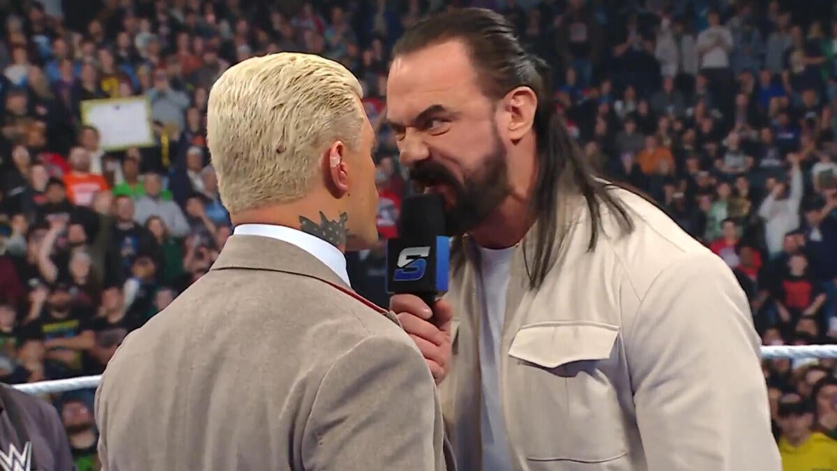 WWE SmackDown recap: Three Stages of Hell match set between Cody Rhodes and Drew McIntyre - CBS Sports image