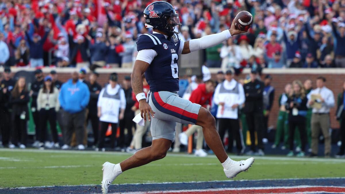 Ole Miss QB Trinidad Chambliss' unbelievable rise from Division II backup to College Football Playoff hero
