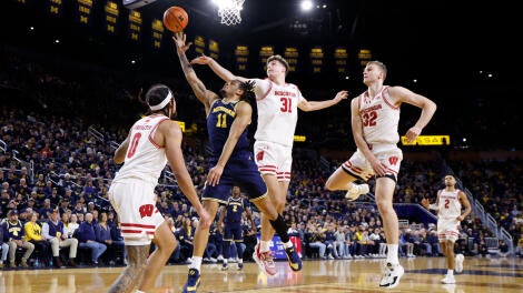 NCAA Basketball: Wisconsin at Michigan
