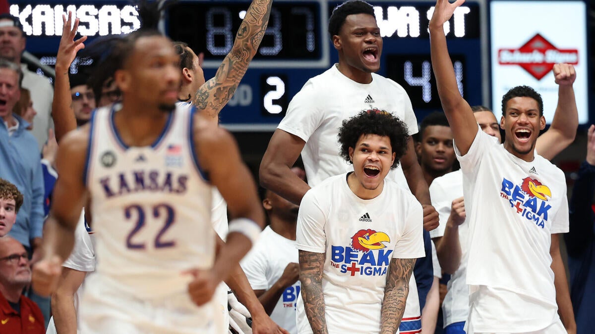 Kansas upsets No. 2 Iowa State: Jayhawks hand Cyclones first loss just days after Bill Self says 'we suck'