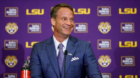 LSU Football Hosts Press Conference Introducing New Head Coach Lane Kiffin