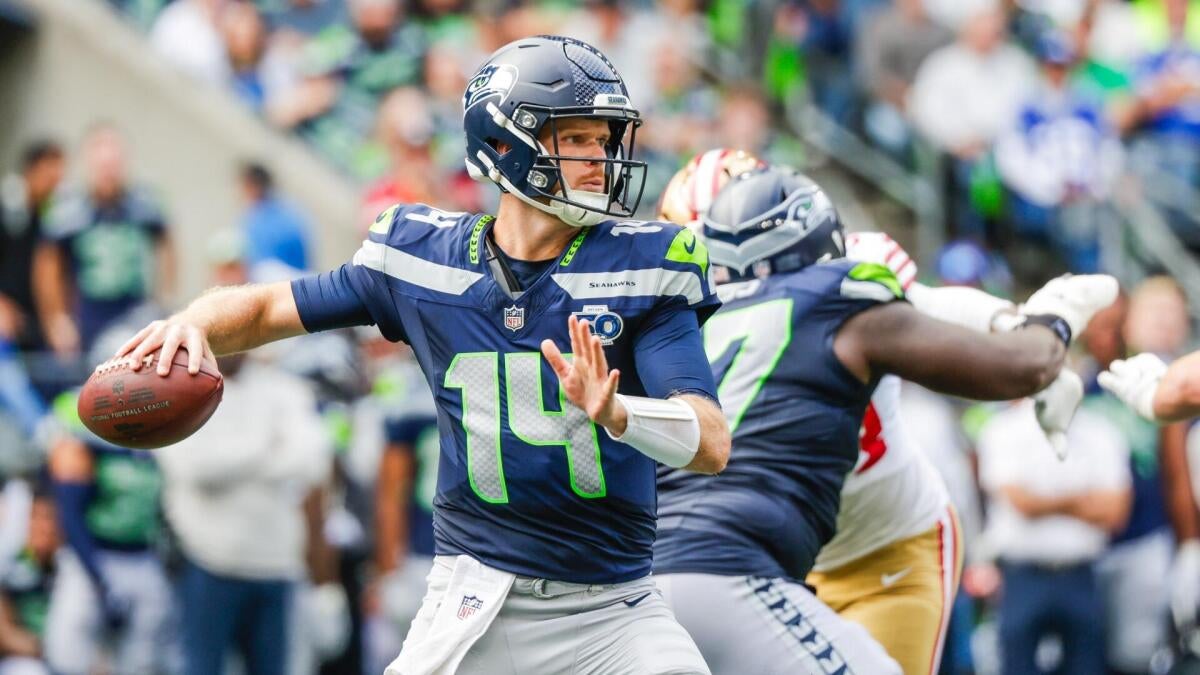 CBS Sports가 사용한 Seahawks-49ers 관련 이미지