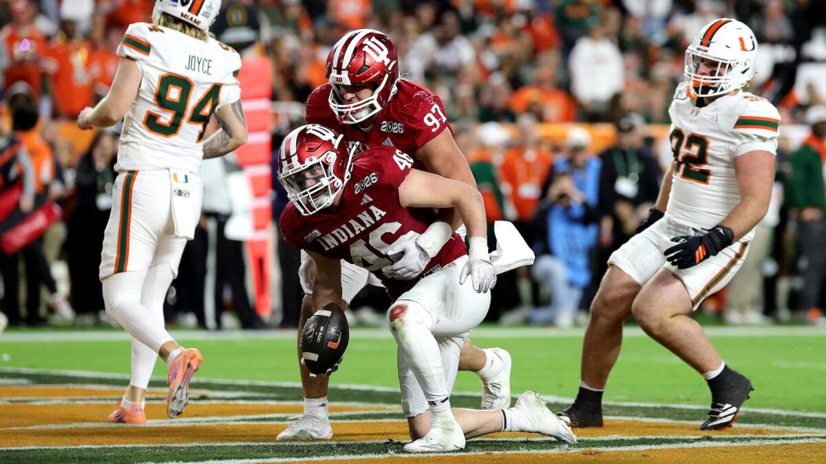 Where Indiana's thrilling win over Miami ranks among greatest College Football Playoff National Championships