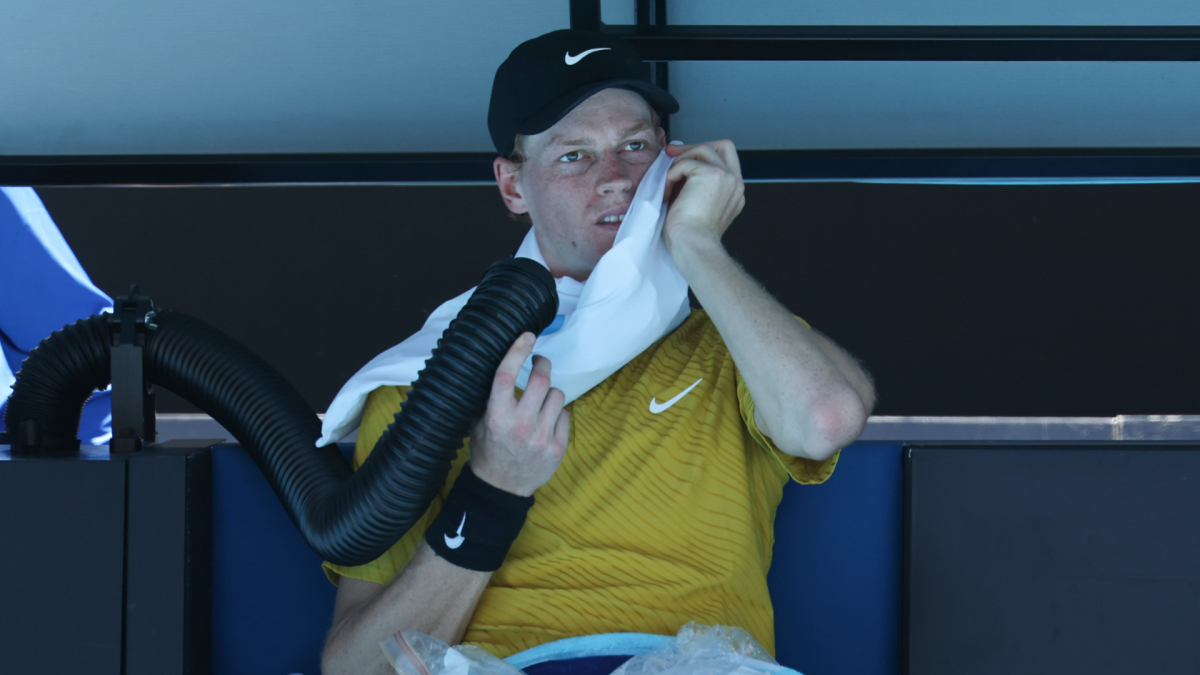 Sinner dodges Australian Open upset after heat intervenes vs. American
