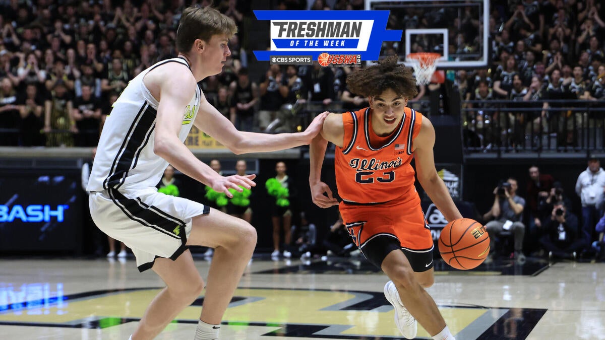 Ranking college basketball's best freshmen: Illinois' Keaton Wagler earns Freshman of the Week honors