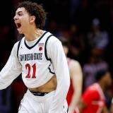 San Diego State v New Mexico mens basketball
