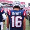 Tommy DeVito #16 of the New England Patriots