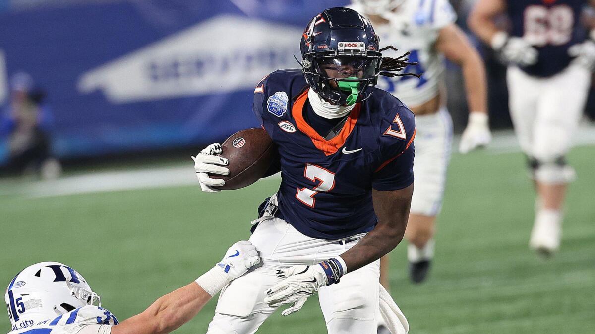 Ex-Virginia WR Edrine arrested on rape, abduction charges