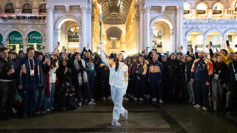 Olympic Torch Relay Arrives In Milan - Milano Cortina 2026 Winter Olympics