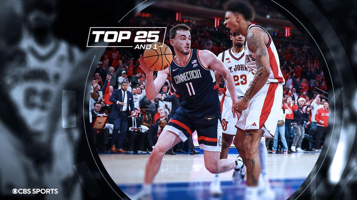 College basketball rankings: St. John's beats UConn as Red Storm rebounds from slow start to season