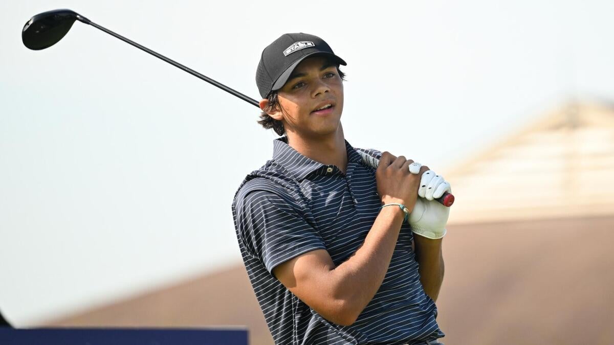 Charlie Woods commits to Florida State: Tiger Woods' son joining top-ranked junior Miles Russell in college