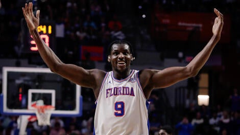 NCAA Basketball: Arkansas at Florida