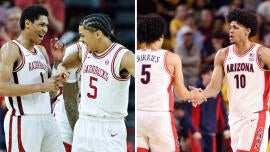 Historic battle of freshman duos on tap in Arizona vs. Arkansas: Sweet 16 matchup showcases bright young stars