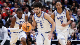 Duke's Cayden Boozer addresses ill-fated turnover in crushing Elite 8 loss to UConn: 'I let our team down'