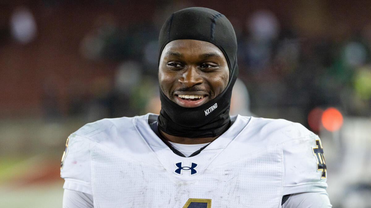 2026 NFL mock draft: Jeremiyah Love goes top five, Cowboys trade up, Drake Maye gets a new weapon