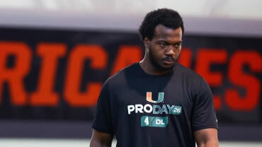 Rueben Bain Jr. Miami pro day