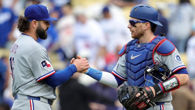 Highlights: Rangers at Dodgers (4/12)