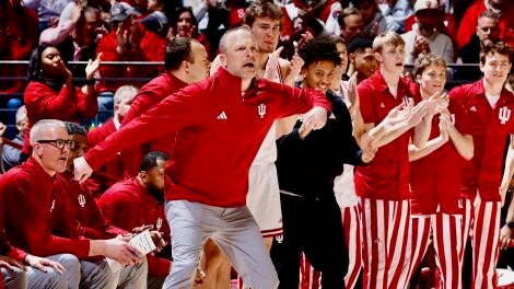COLLEGE BASKETBALL: FEB 07 Wisconsin at Indiana