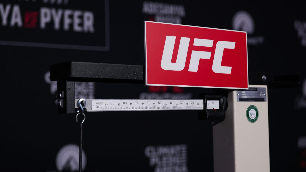 https://sportshub.cbsistatic.com/i/r/2026/04/18/8281b13d-eaeb-420c-ad24-75f9f1e9f8b6/thumbnail/1200x675/3cbf315494fe05ed2474c1eee02e6739/ufc-scale-general.jpg