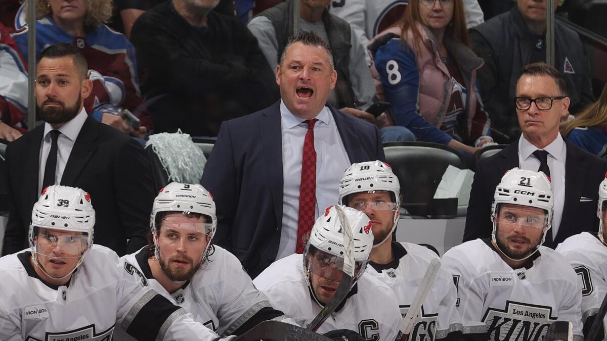 WATCH: Glass shatters on D.J. Smith, Kings bench as Avalanche fans celebrate penalty shot denial