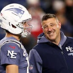 Drake Maye Mike Vrabel