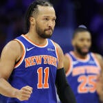 NBA: Playoffs-New York Knicks at Philadelphia 76ers