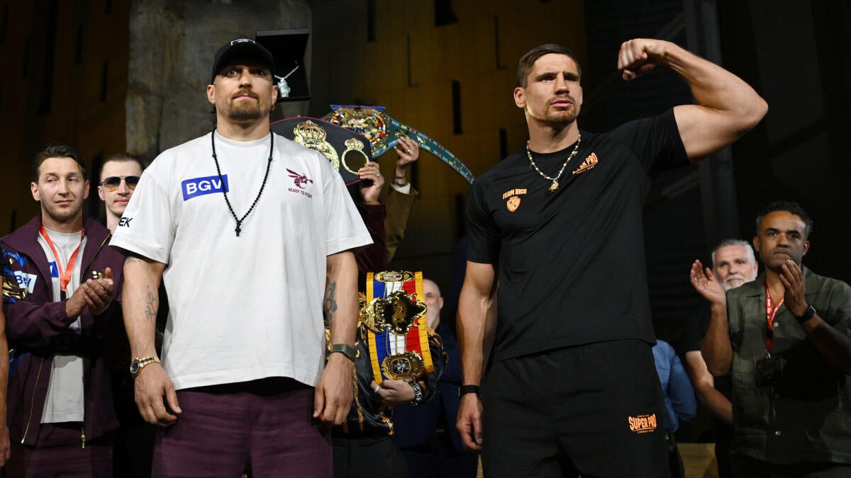 LIVE: Follow undercard leading up to Usyk fight at Pyramids of Giza