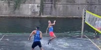 River volleyball is a thing? 