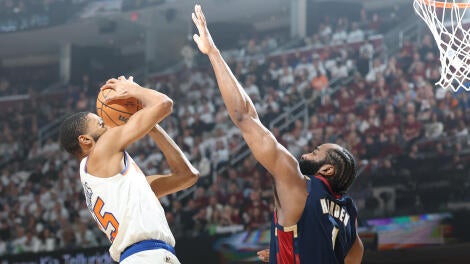 NBA: Playoffs-New York Knicks at Cleveland Cavaliers