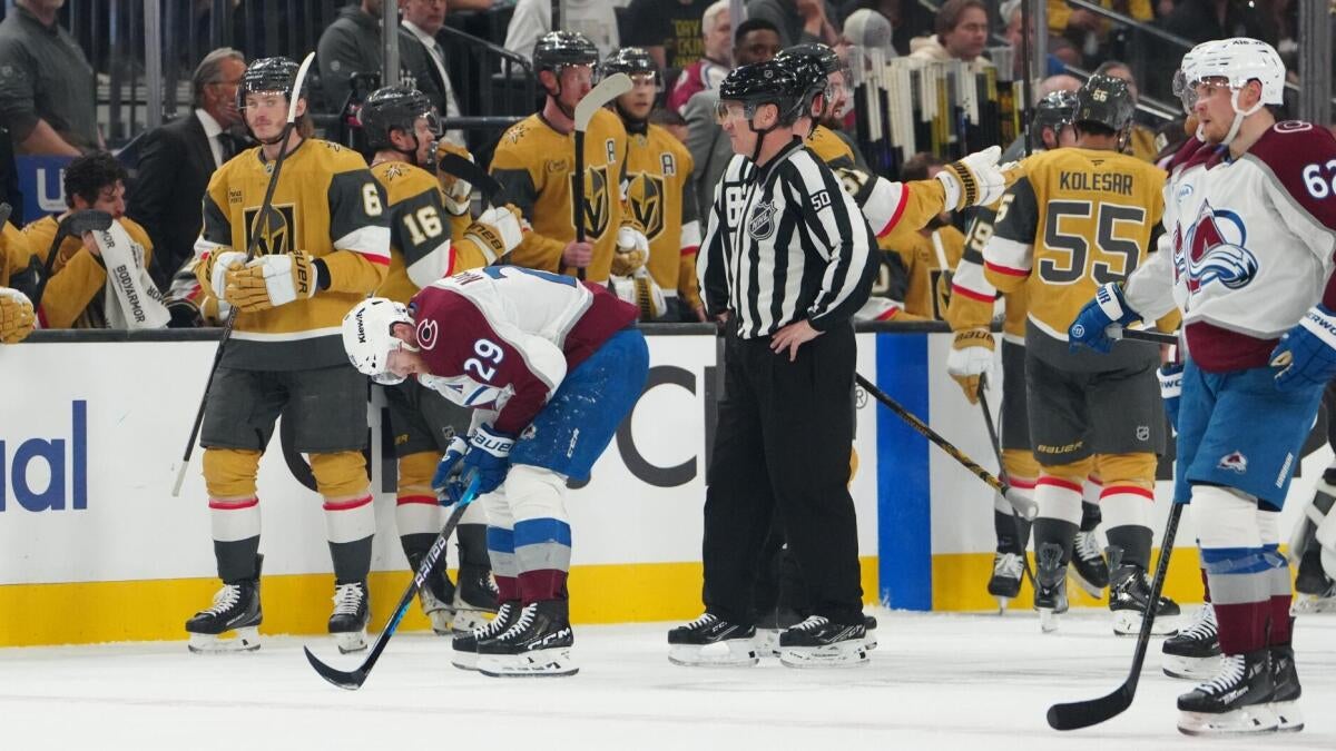 Avalanche vs. Golden Knights Game 4 picks: Vegas looks to complete shocking sweep with MacKinnon in question