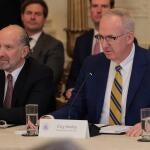President Trump Participates In A Saving College Sports Roundtable In The East Room