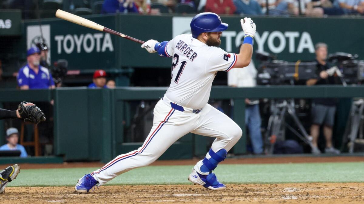 https://sportshub.cbsistatic.com/i/r/2026/06/26/f602c462-5132-4111-a58f-331572615bb9/thumbnail/1200x675/990172203992ff24845ca46bc6ec249b/jake-burger-texas-rangers-imagn-images.jpg