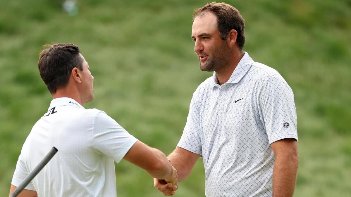 Scheffler, Hovland break away to set up Sunday duel at Travelers Golf
