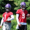 Kyler Murray J.J. McCarthy Vikings practice
