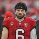 Baker Mayfield Buccaneers sad
