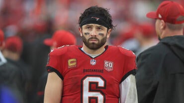 Baker Mayfield Buccaneers sad