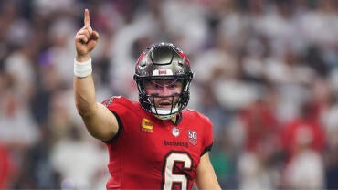 Baker Mayfield celebrating