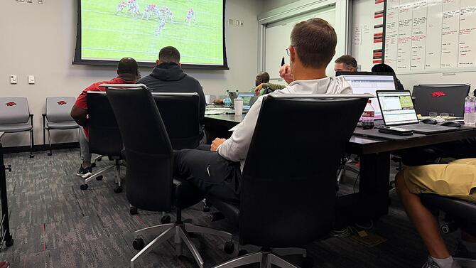 Ryan Silverfield watches film