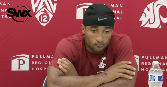 Caden Pinnick didn't have much to say at all after WSU loss; video courtesy SWX