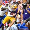 Tigers Quarterback Sam Leavitt 10, LSU Tigers take on the LA Tech Bulldogs.  September 12, 2026; Baton Rouge, Louisiana, USA;
