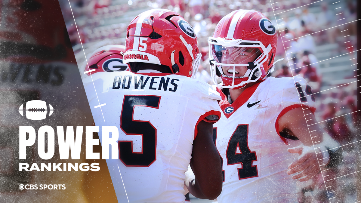 College Football Power Rankings: Georgia charges to No. 2 amid shakeup in top five, Texas holds top spot