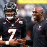 DeMeco Ryans C.J. Stroud Texans smiling