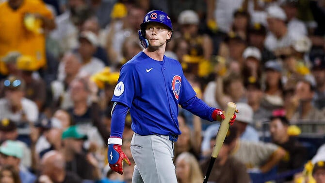 Pete Crow-Armstrong Cubs bat