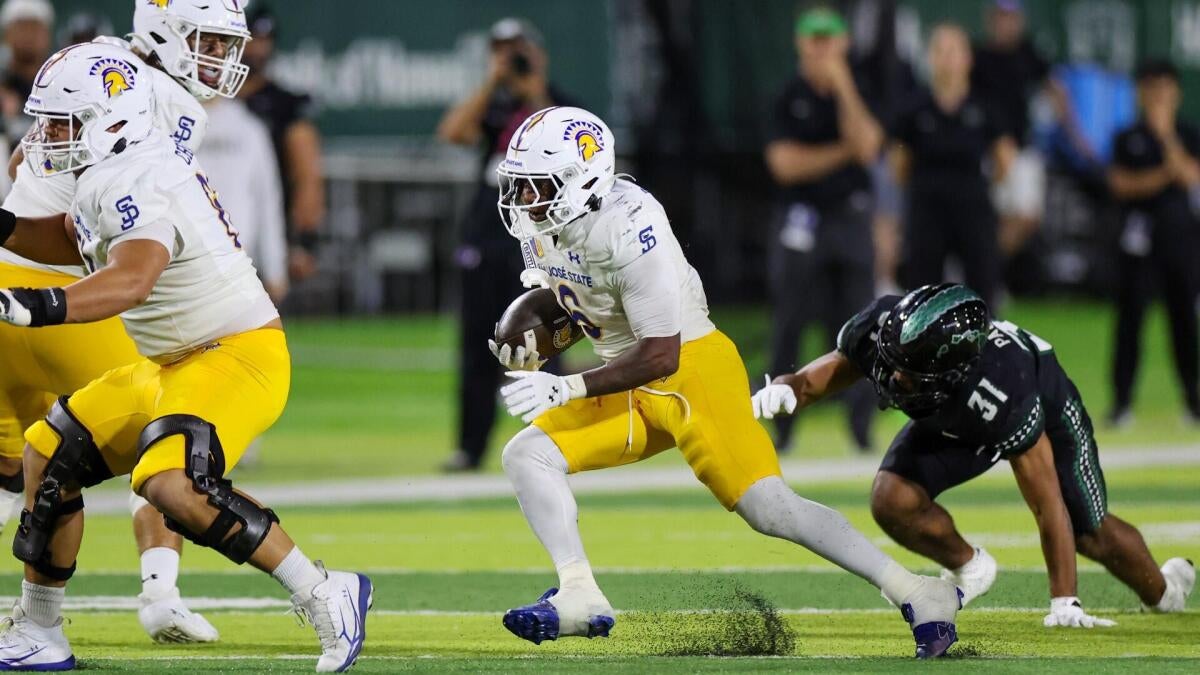 San Jose State hosts Wyoming in a Mountain West football game