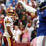 Jayden Daniels Commanders Giants