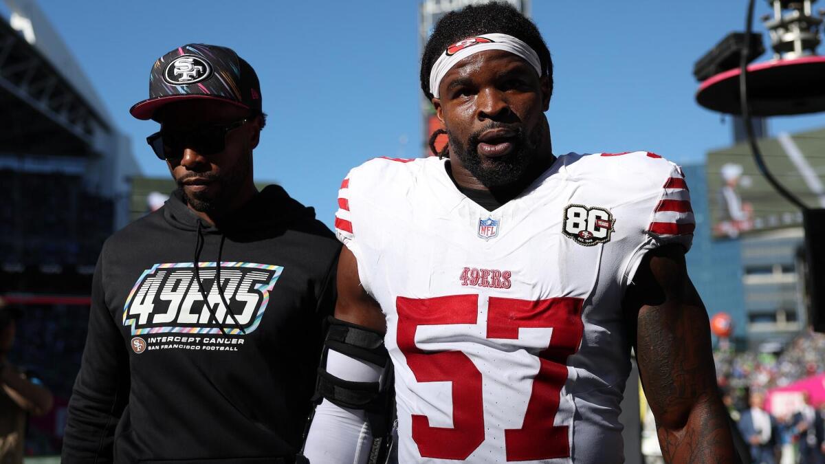 Dre Greenlaw Suspended for One Game Following Ejection in 49ers' Win
