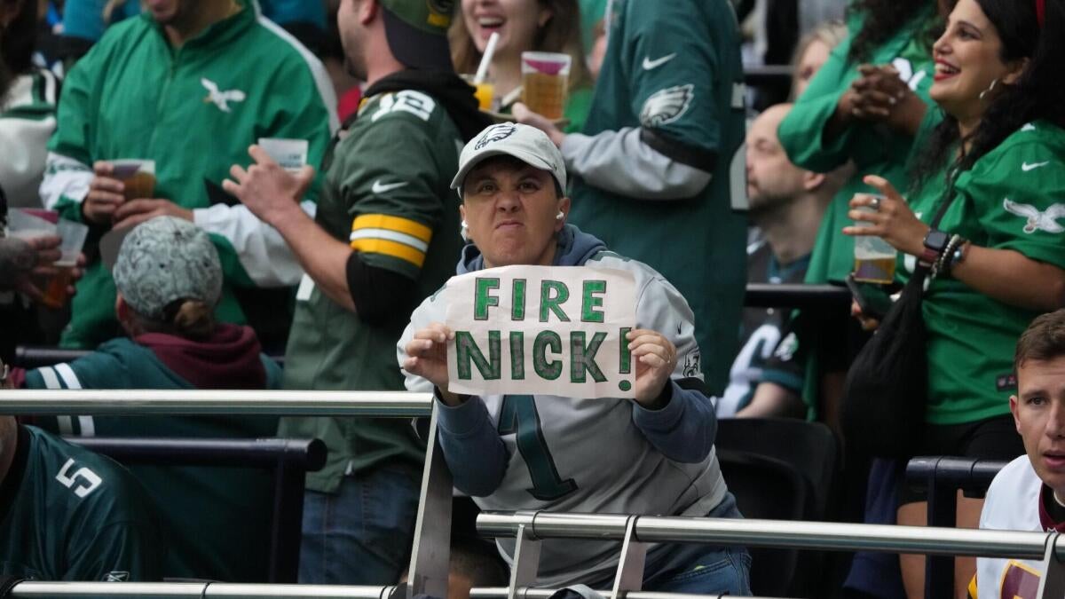 Nick Sirianni faces growing pressure as Eagles prepare to host Panthers