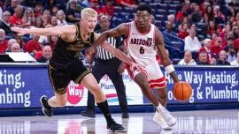 Bryce James starts, projected top-three pick Caleb Holt shines in Arizona's first exhibition game