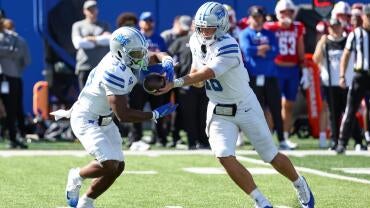 NCAA Football: Middle Tennessee at Kansas